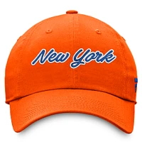 Casquette ajustable Breakaway orange des New York Islanders Fanatics pour femmes