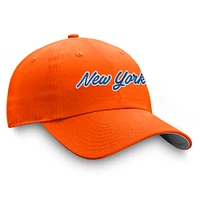 Casquette ajustable Breakaway orange des New York Islanders Fanatics pour femmes