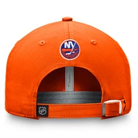 Casquette ajustable Breakaway orange des New York Islanders Fanatics pour femmes