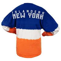 Women's Fanatics Royal/Orange New York Islanders Ombre Long Sleeve T-Shirt