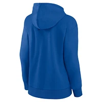 Women's Fanatics  Royal New York Islanders Authentic Pro Core Primary Fleece Pullover Hoodie