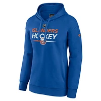 Women's Fanatics  Royal New York Islanders Authentic Pro Pullover Hoodie
