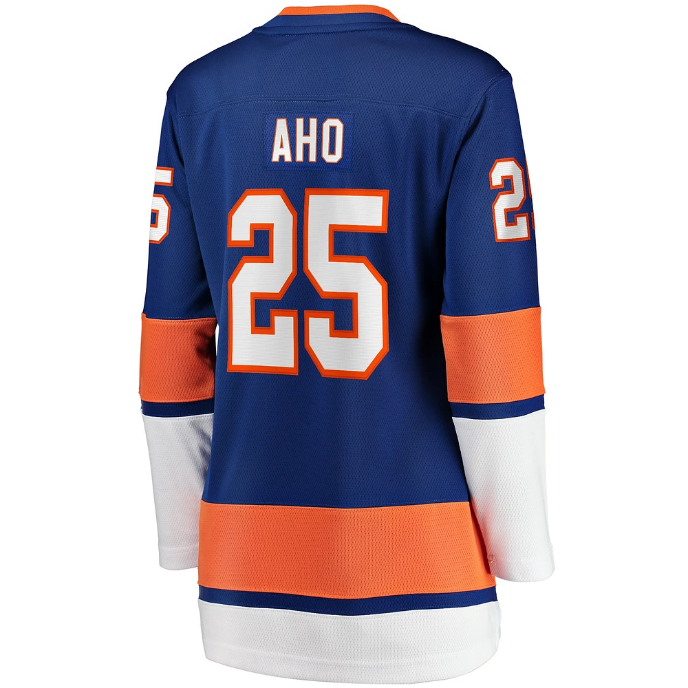 Women's Fanatics Sebastian Aho Royal New York Islanders Home Breakaway Player Jersey