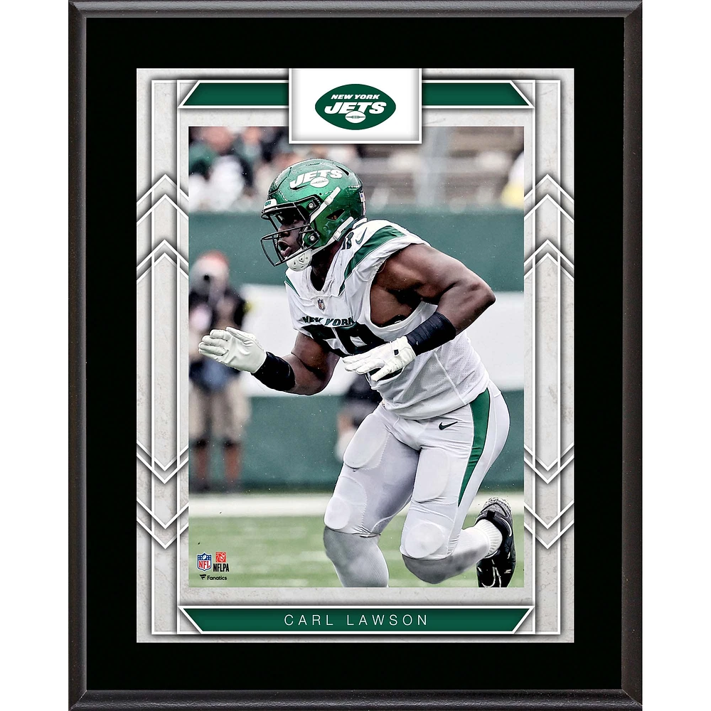 Carl Lawson New York Jets Framed 10.5" x 13" Sublimated Player Plaque