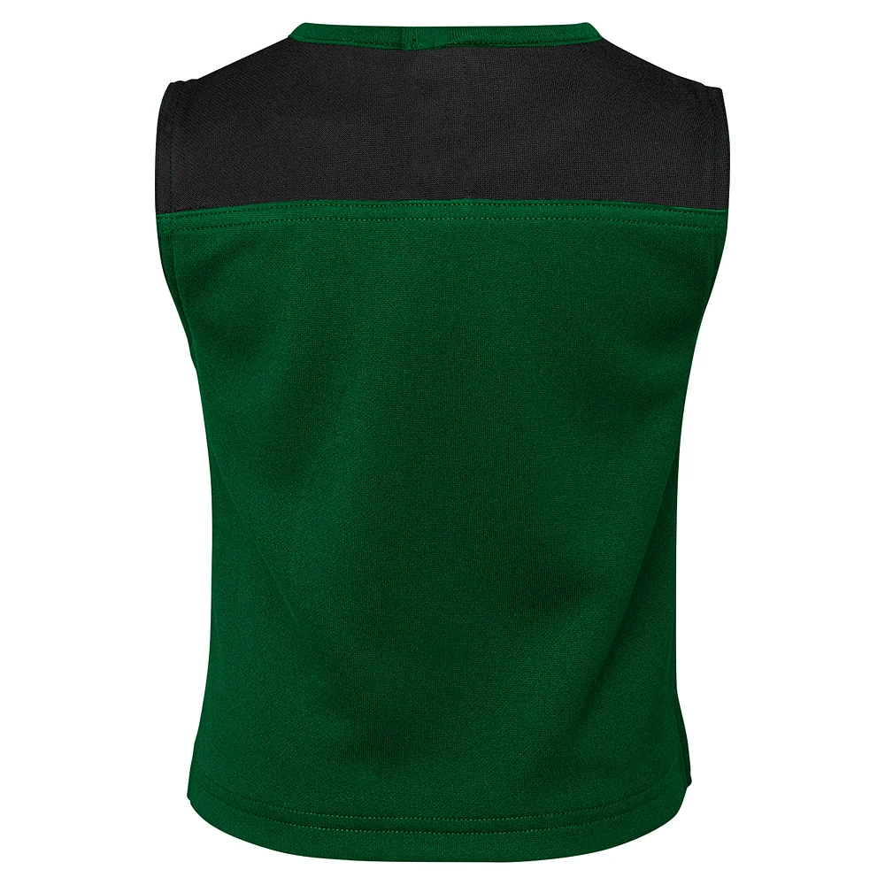 Girls Preschool Green New York Jets Spirit Cheerleader Two-Piece Set with Bloomers
