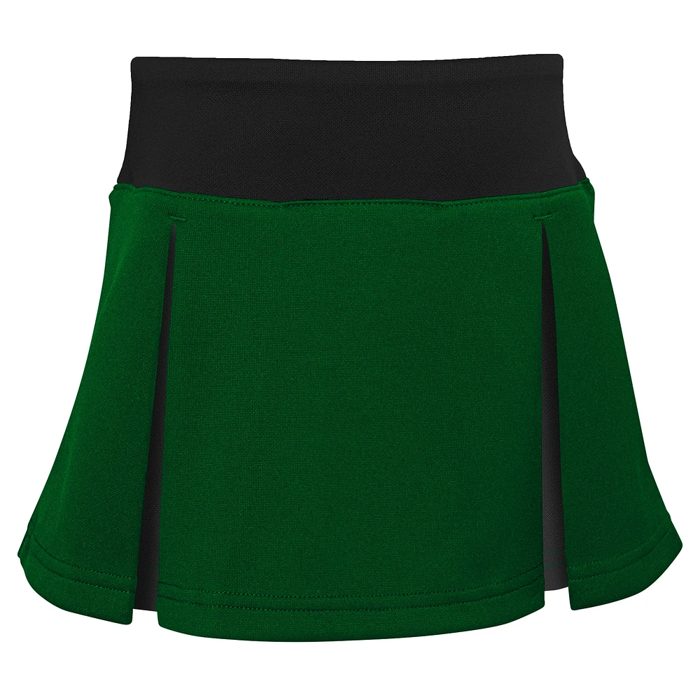 Girls Preschool Green New York Jets Spirit Cheerleader Two-Piece Set with Bloomers
