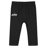 Infant New York Jets Double Up Long Sleeve Bodysuit and Pants Set