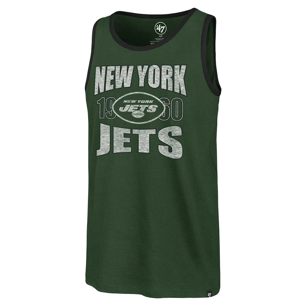 Men's '47 Green New York Jets Upload Franklin Tank Top