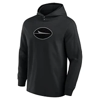 Men's Fanatics New York Jets Elements Blaze Tri-Blend Long Sleeve Hoodie T-Shirt