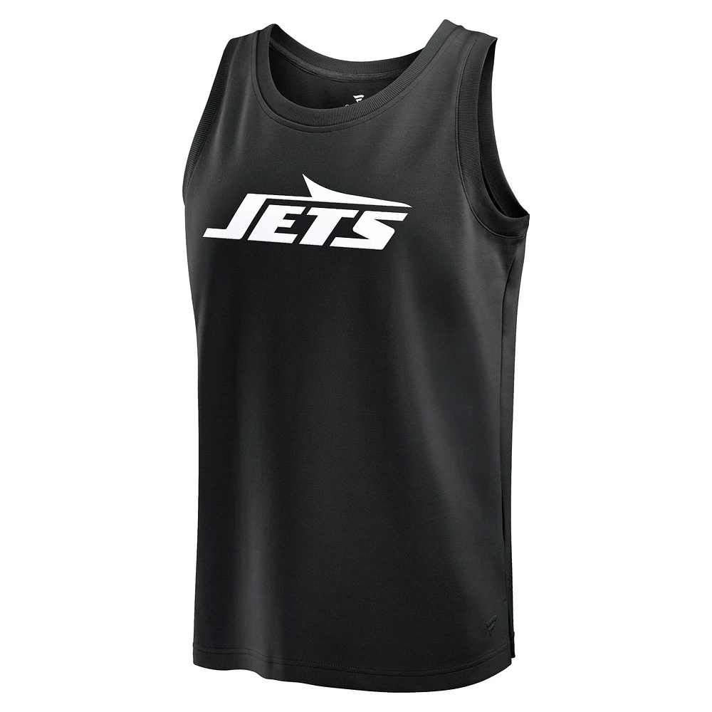 Men's Fanatics Black New York Jets Elements Tank Top