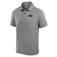 Men's Fanatics Black New York Jets Front Office Tech Polo