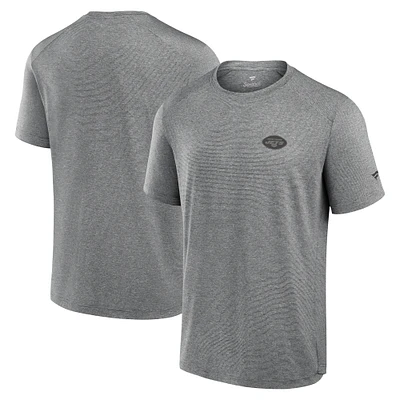 T-shirt technique noir New York Jets Front Office Fanatics pour hommes