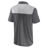 Men's Fanatics Gray New York Jets Long Shot Polo