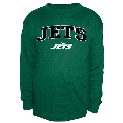 T-shirt thermique à manches longues pour hommes Fanatics Green New York Jets Big & Tall
