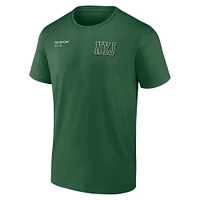 Men's Fanatics Green New York Jets Split Zone T-Shirt