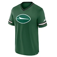 Men's Fanatics Green New York Jets Stripe Stacking T-Shirt