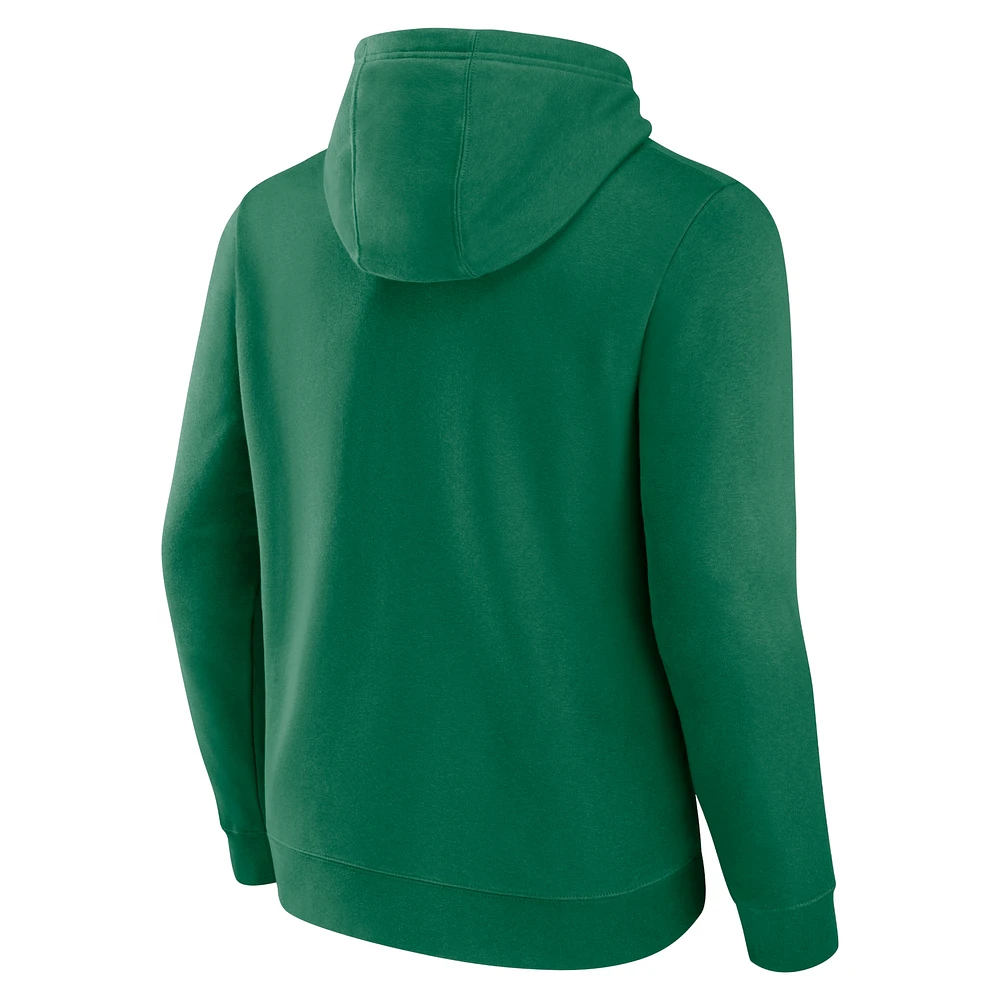 Sweat à capuche géométrique chromé pour homme Fanatics Kelly Green New York Jets