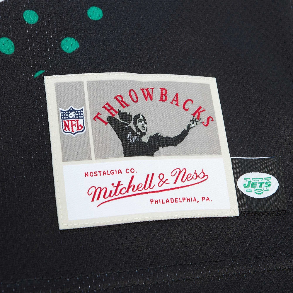 Men's Mitchell & Ness Black New York Jets Big Face 7.0 Fashion Tank Top