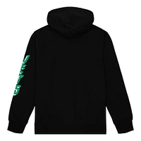 Men's Mitchell & Ness Black New York Jets Gridiron Classics Big Face 7.0 Pullover Hoodie