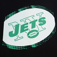 Men's Mitchell & Ness Black New York Jets Gridiron Classics Big Face 7.0 Pullover Hoodie