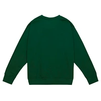 Men's Mitchell & Ness Dark Green New York Jets Basic Fleece Pullover Sweatshirt