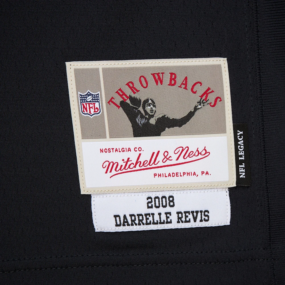 Men's Mitchell & Ness Darrelle Revis Navy New York Jets 2008 Legacy Replica Jersey