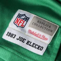 Men's Mitchell & Ness Joe Klecko Green New York Jets Retired Player Legacy Replica Jersey