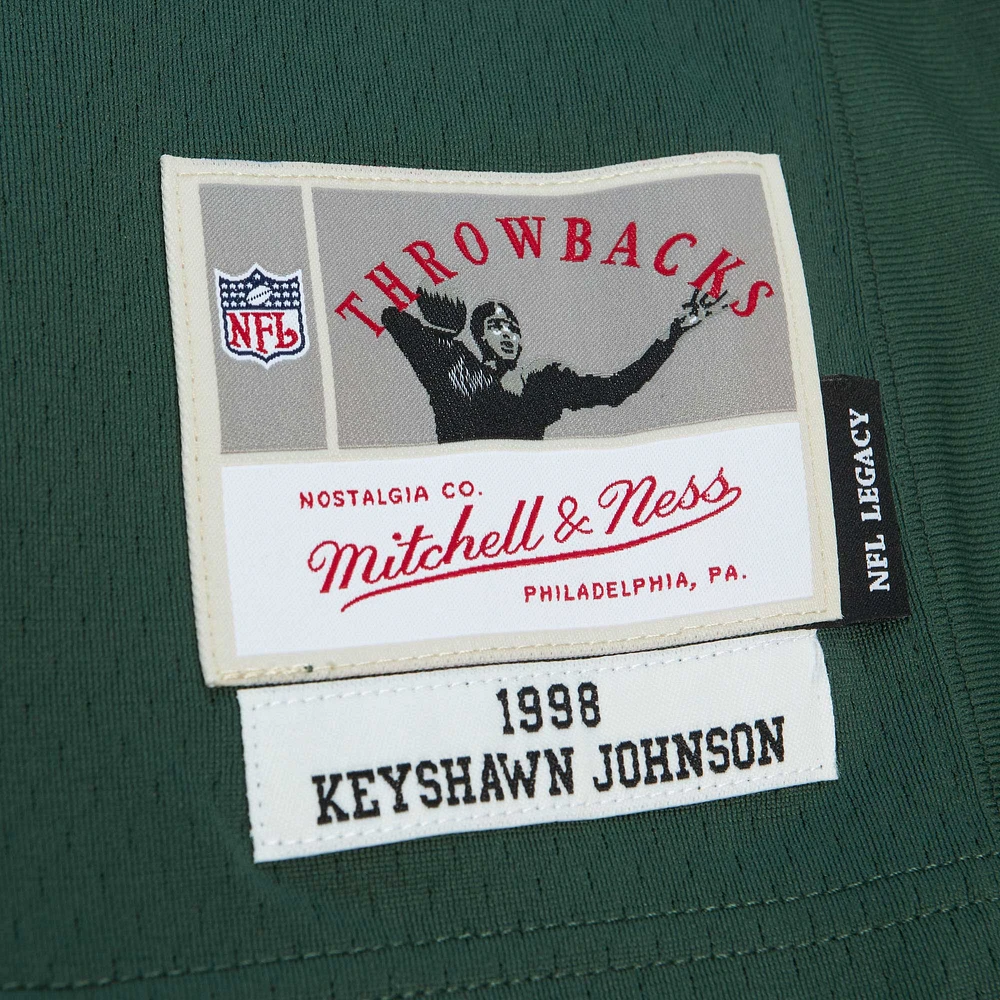 Men's Mitchell & Ness Keyshawn Johnson Green New York Jets Legacy Replica Jersey
