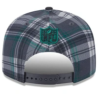 Men's New Era Gray New York Jets 2024 Sideline Statement 9FIFTY Snapback Hat