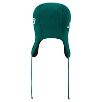 Bonnet en tricot New Era vert New York Jets Helmet Head Trapper pour homme