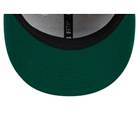 Men's New Era Stone/Green New York Jets 2024 Sideline Historic 9FIFTY Snapback Hat