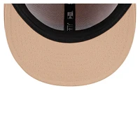 Casquette ajustée 59FIFTY Candied Pecan de New Era pour homme, couleur tan, des York Jets