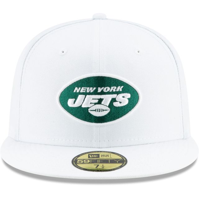 Casquette ajustée New York Jets Omaha 59FIFTY pour homme Era blanche
