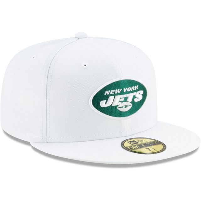 Casquette ajustée New York Jets Omaha 59FIFTY pour homme Era blanche