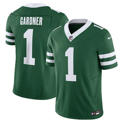 Nike Ahmad Sauce Gardner Legacy Vert New York Jets Vapor F.U.S.E. Maillot limité