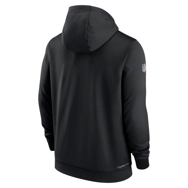Chandail à capuchon Therma Performance pour homme Nike New York Jets 2022 NFL Crucial Catch - noir
