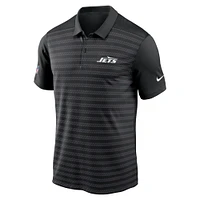 Men's Nike Black New York Jets 2024 Sideline Victory Performance Polo