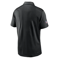 Men's Nike Black New York Jets 2024 Sideline Victory Performance Polo