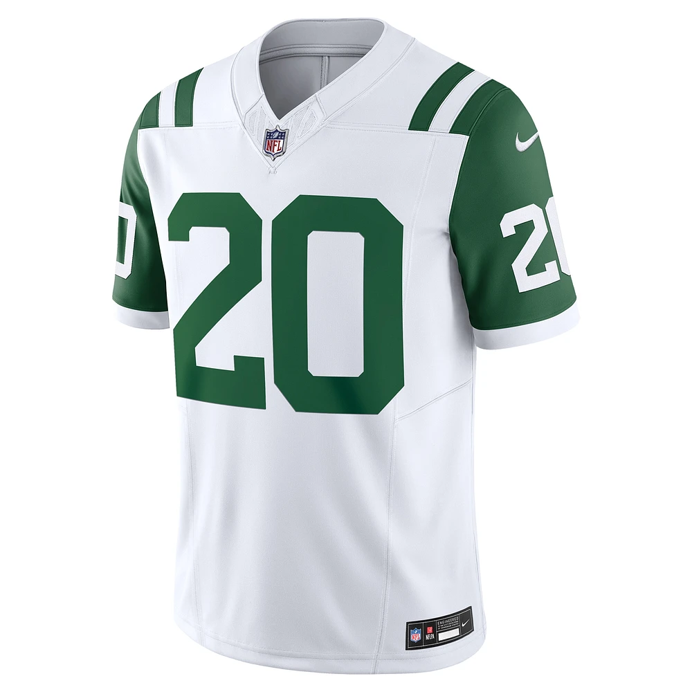Men's Nike Breece Hall White New York Jets Classic Alternate Vapor F.U.S.E. Limited Jersey