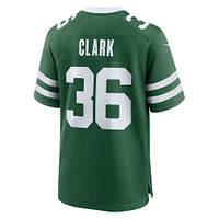 Men's Nike Chuck Clark Legacy Green New York Jets Team Game Jersey