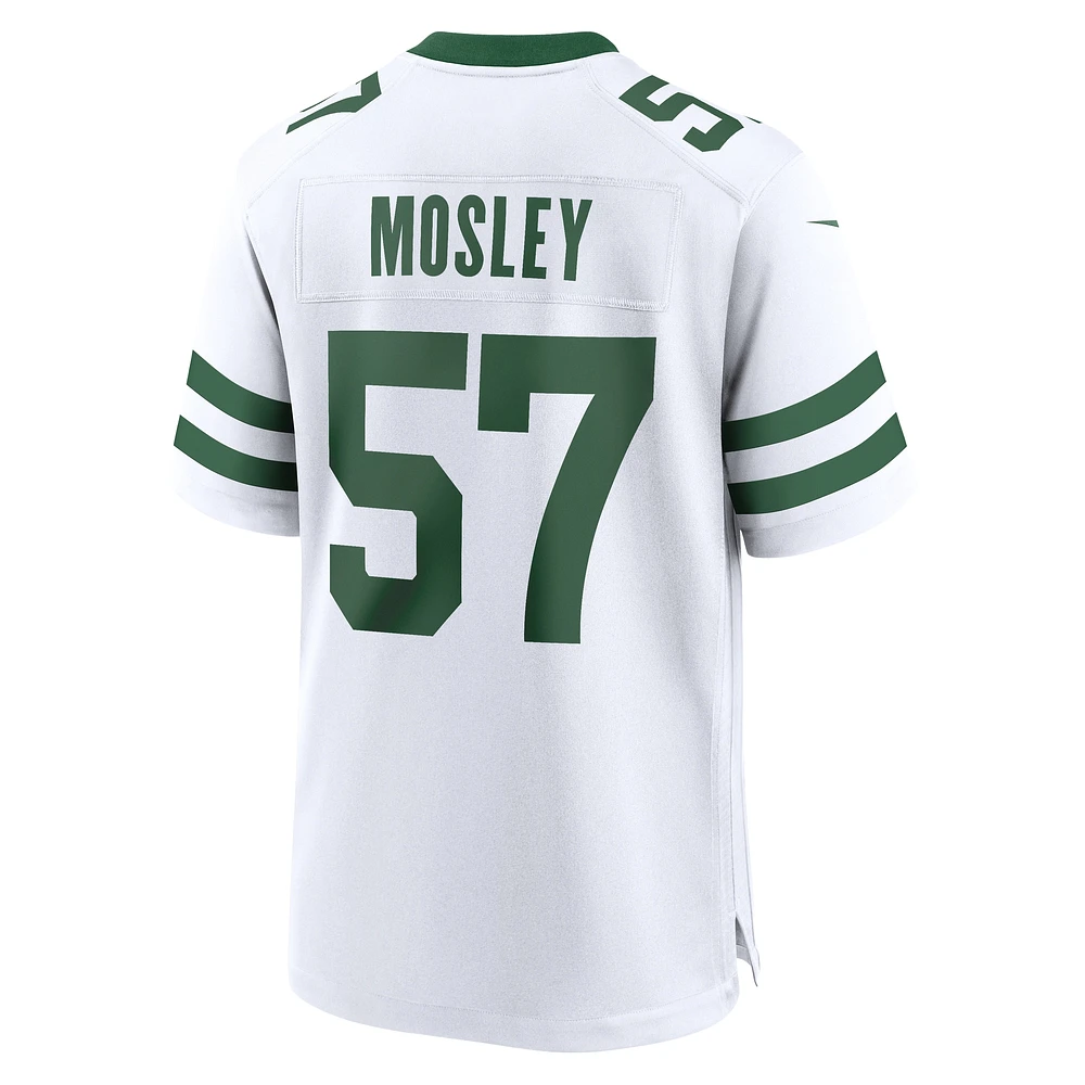 Men's Nike C.J. Mosley Legacy White New York Jets Game Jersey