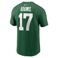 Men's Nike Davante Adams Green New York Jets Name & Number T-Shirt