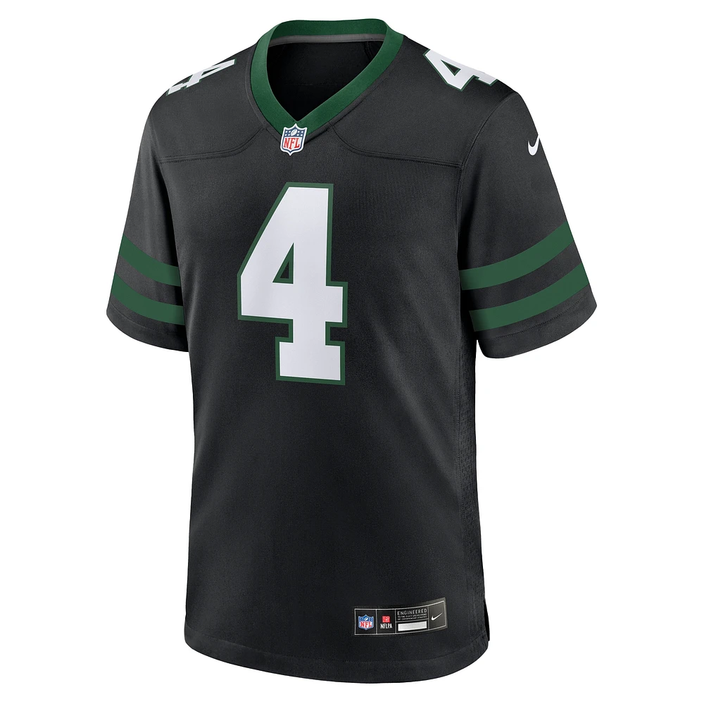 Men's Nike D.J. Reed Legacy Black New York Jets Alternate Game Jersey