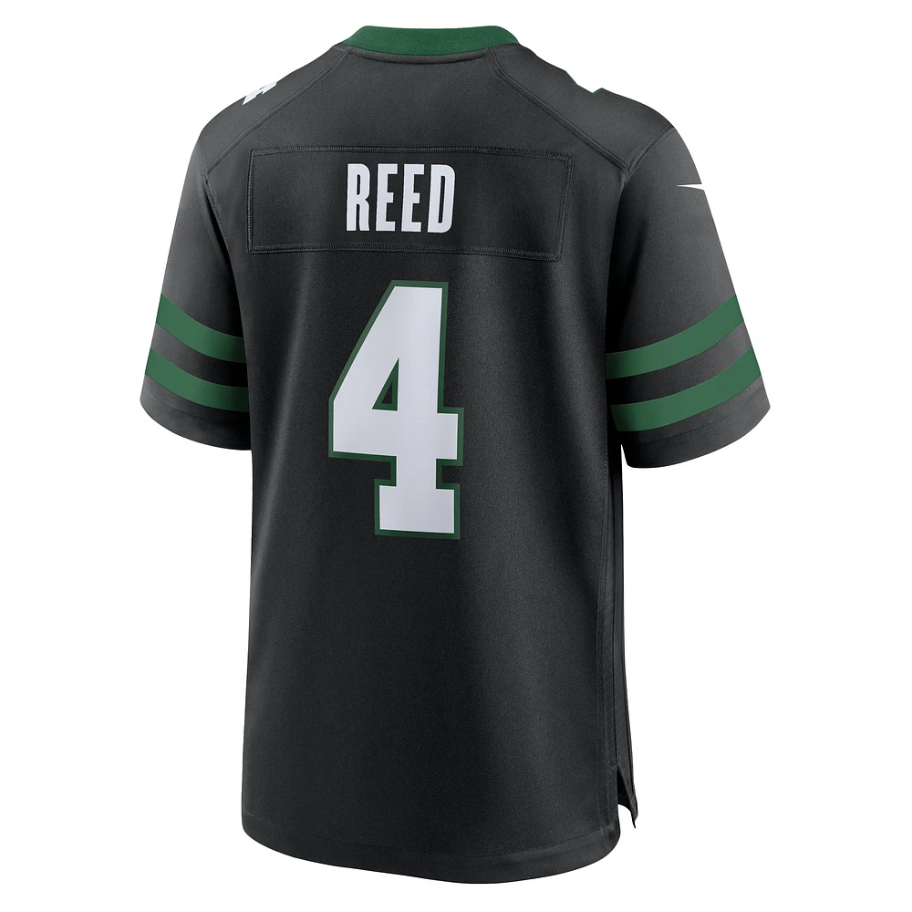 Men's Nike D.J. Reed Legacy Black New York Jets Alternate Game Jersey