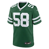 Men's Nike Eric Watts Legacy Green New York Jets Team Game Jersey