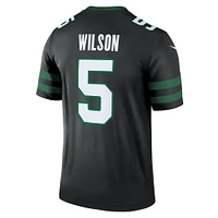 Haut de performance Nike Garrett Wilson pour homme, noir, New York Jets Alternate Legend Player