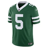 Men's Nike Garrett Wilson Legacy Green New York Jets Vapor F.U.S.E. Limited Jersey