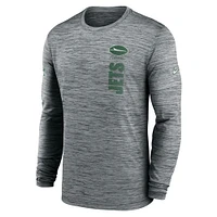 Men's Nike New York Jets 2024 Sideline Velocity Performance Long Sleeve T-Shirt