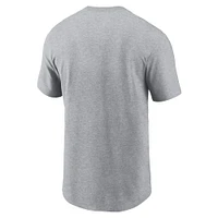 Men's Nike  Gray New York Jets Logo Essential T-Shirt