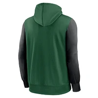Men's Nike  Green New York Jets Performance Full-Zip Hoodie